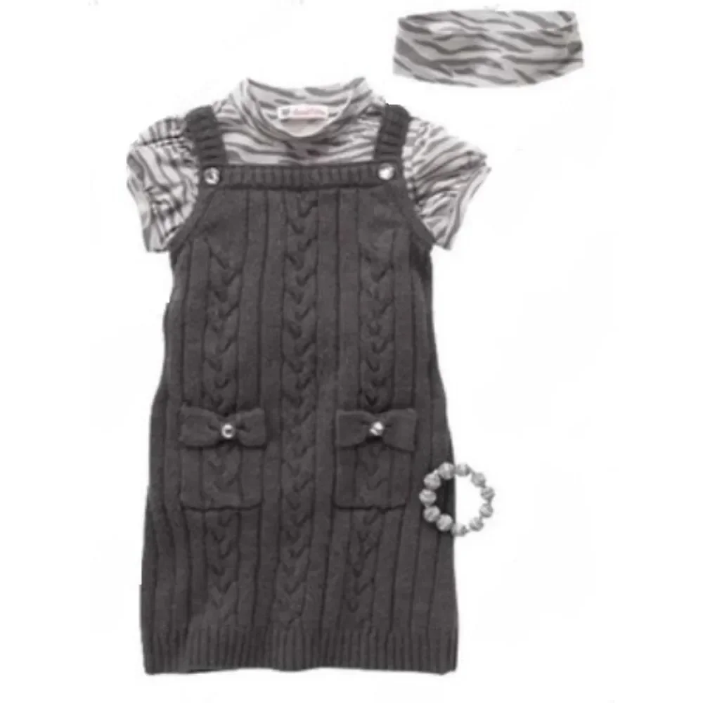 NEW Gymboree girls dress 8 9 10 Fall forest Harvest leaves rust sweater jumper